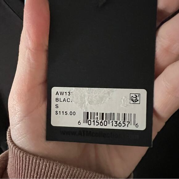 ATM Black Long Sleeve Tee - Picture 5 of 6